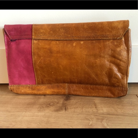 Topshop Leather Clutch - Picture 2 of 4